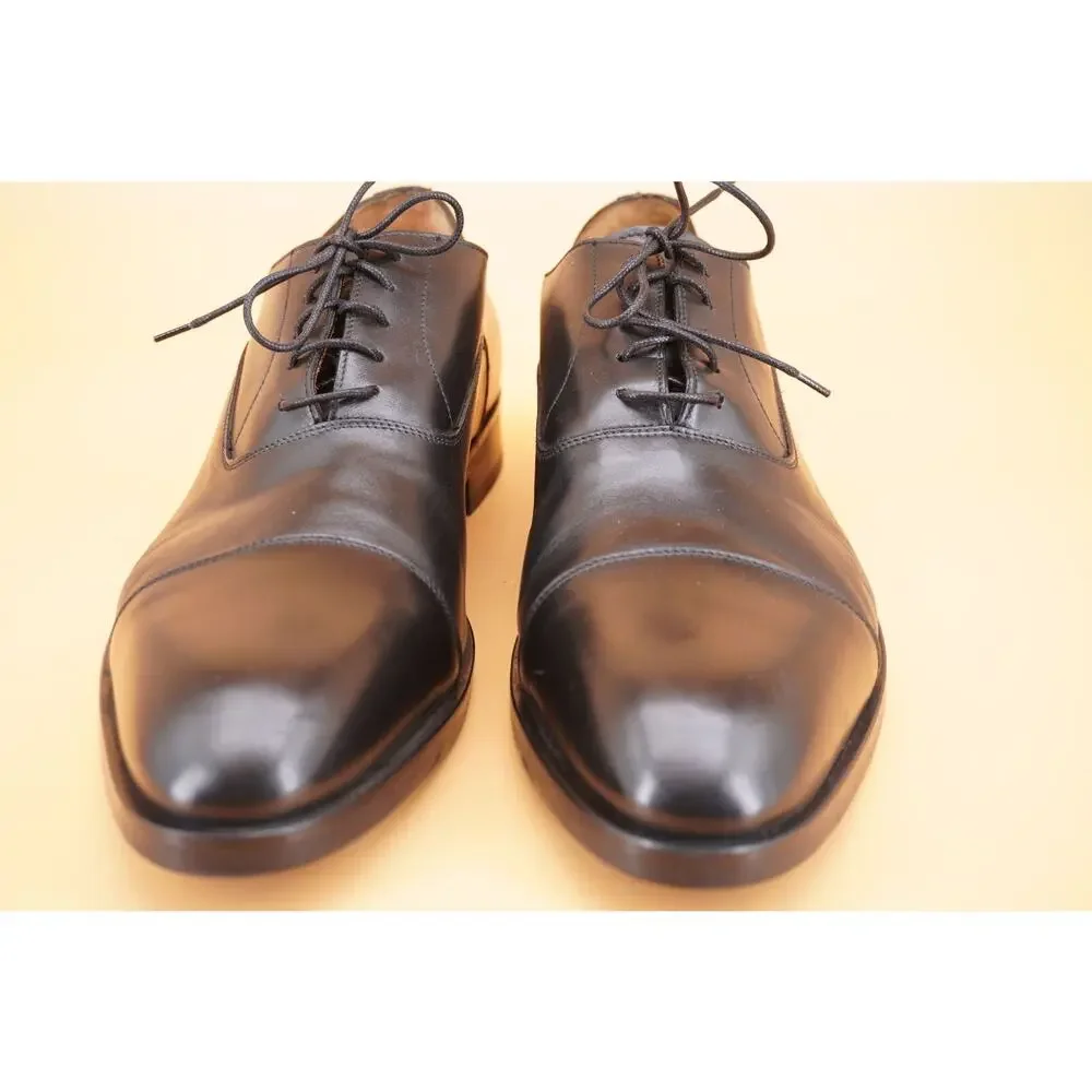 To Boot New York Dover Cap Toe Black Leather Oxfords Size 13 Men Adam Derrick
